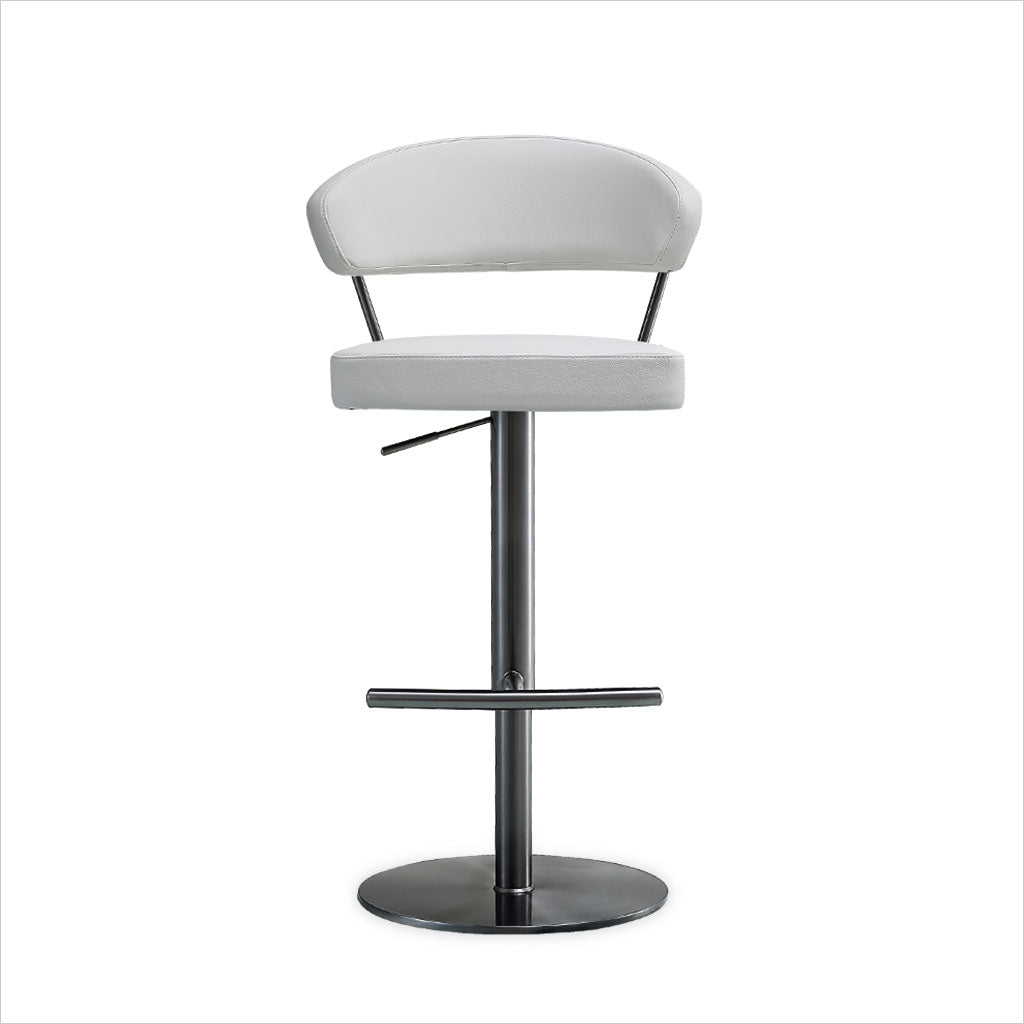 adjustable barstool with pedestal base