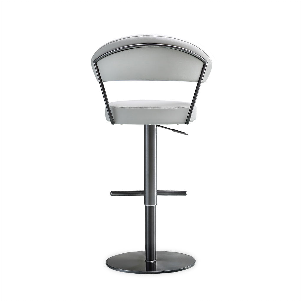 adjustable barstool with pedestal base