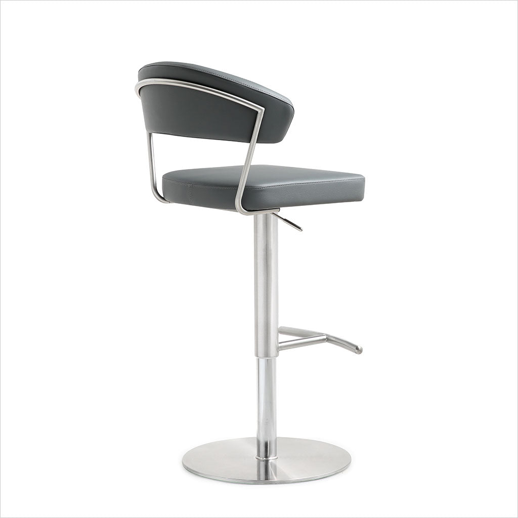 adjustable barstool with pedestal base