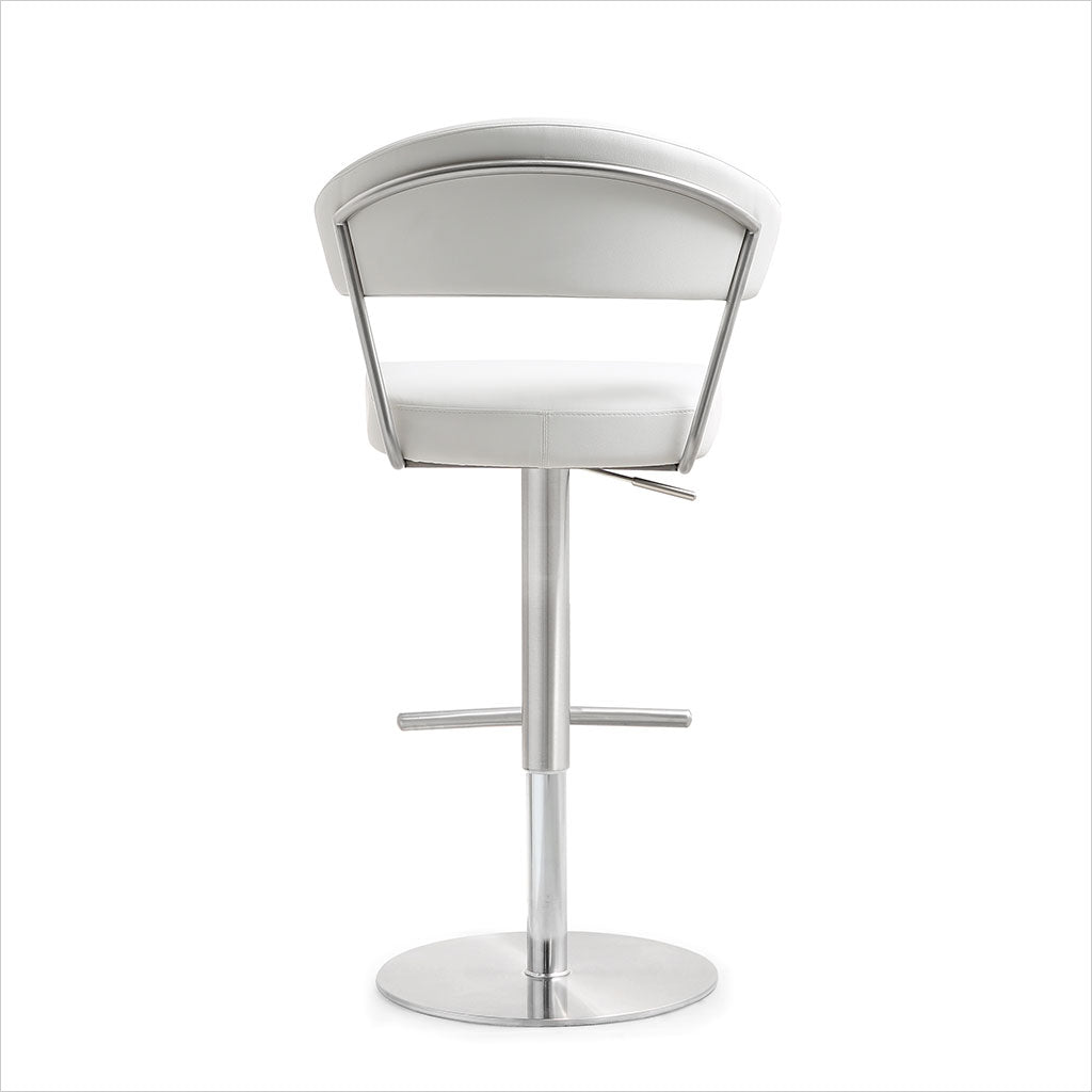 adjustable barstool with pedestal base