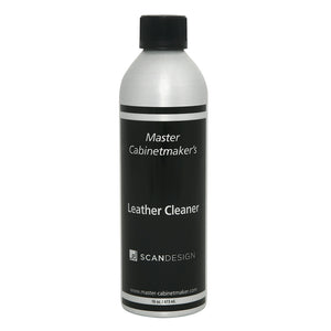 bottle of leather cleaner