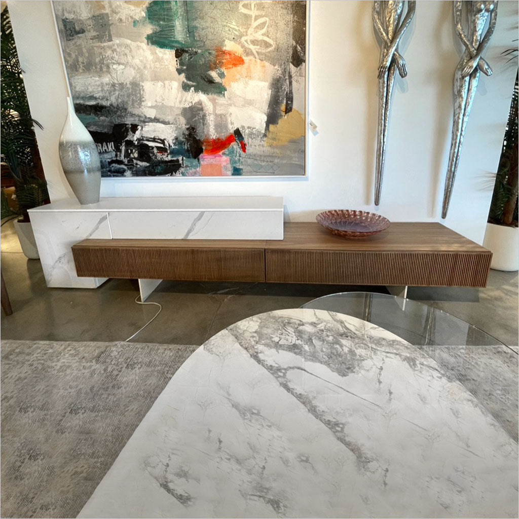 Echelon LSF TV Wall Unit - Bianco