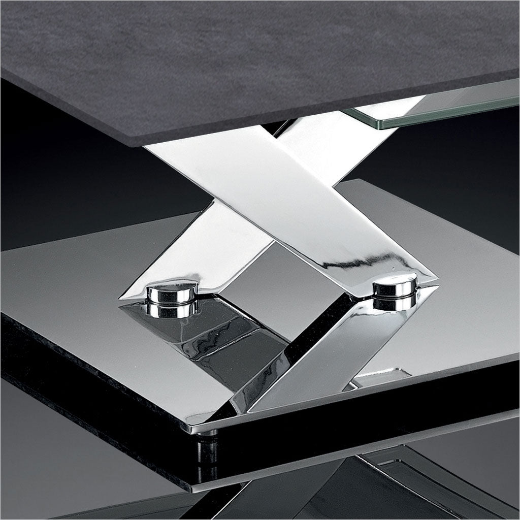 coffee table with synchronized table tops