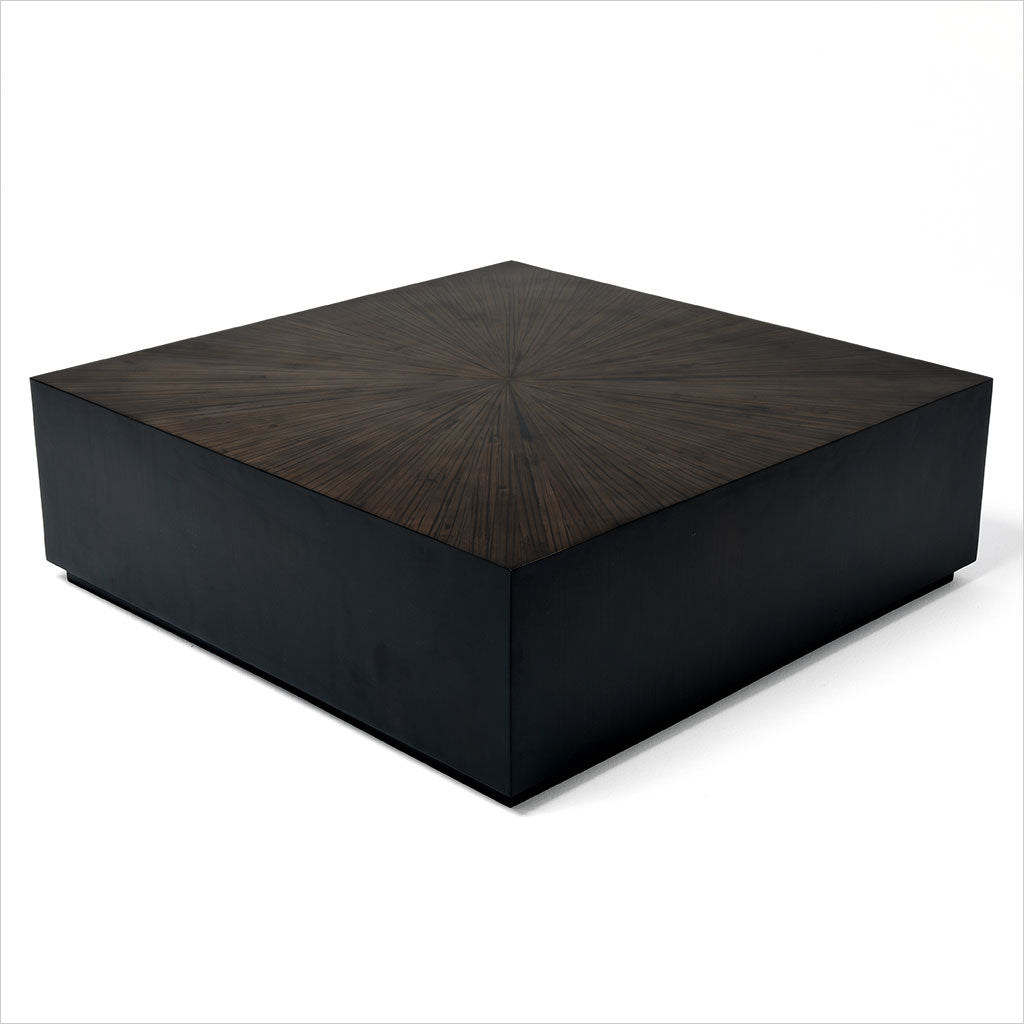 square bamboo coffee table