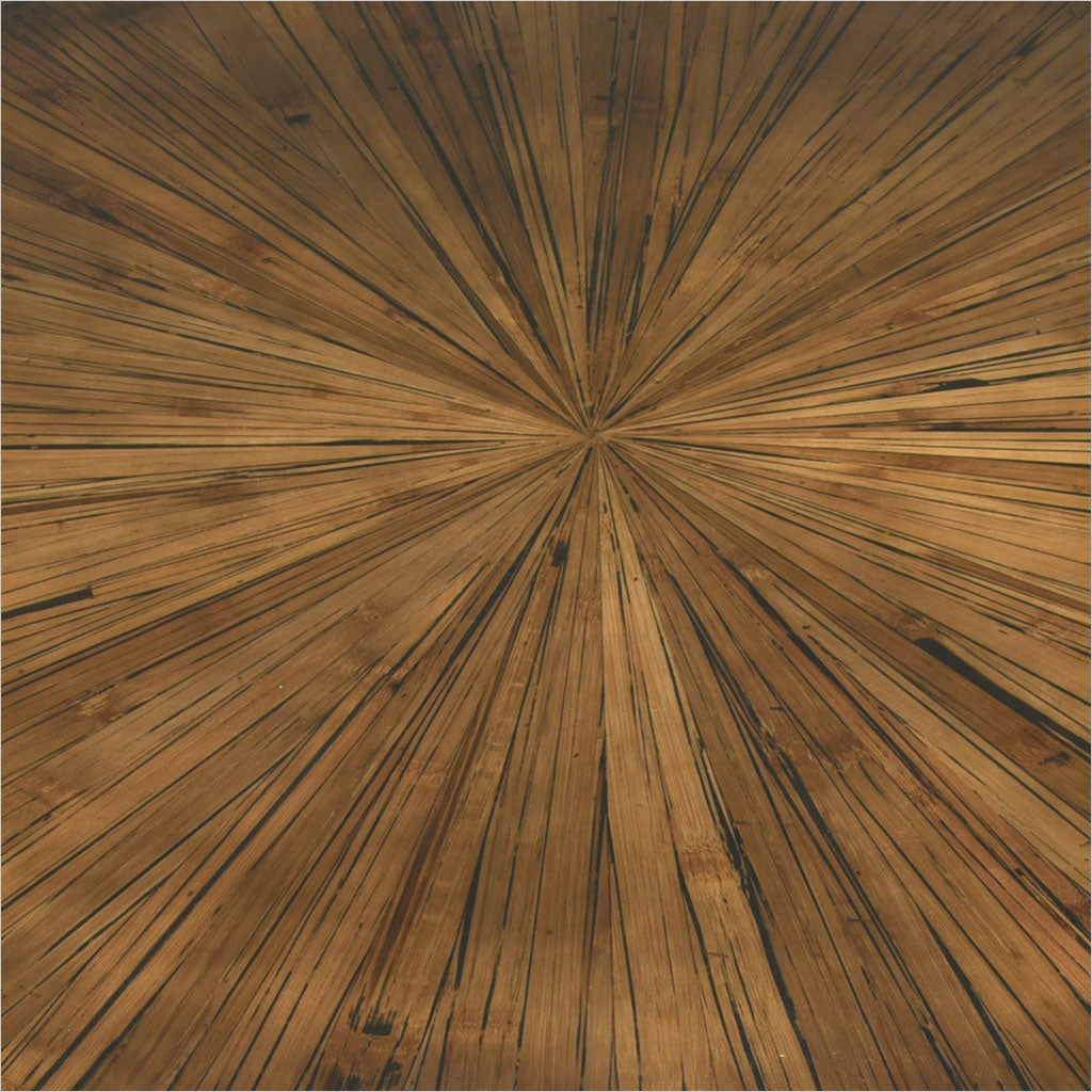 round bamboo coffee table