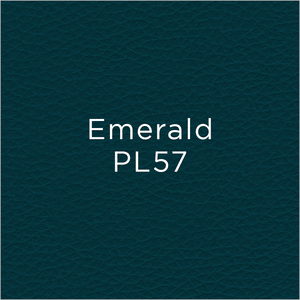 emerald leather swatch