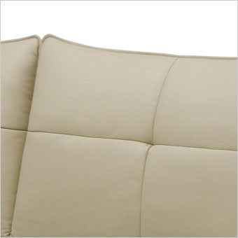 leather platform bed