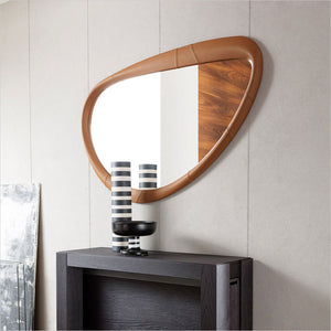 abstract wall mirror