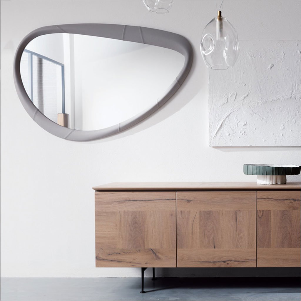 abstract wall mirror