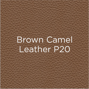 brown camel leather swatch