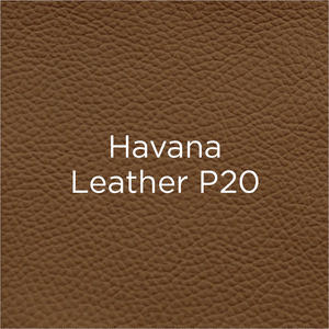 havana leather swatch