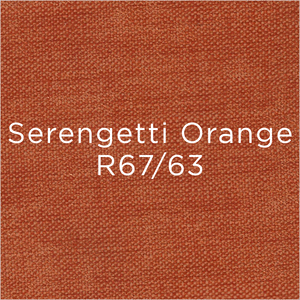 serengetti orange fabric swatch