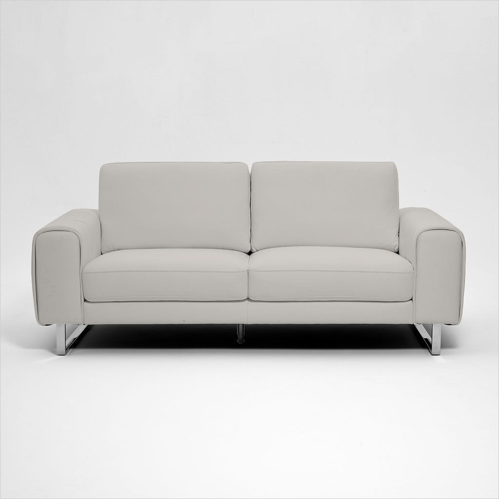 2-seat leather loveseat