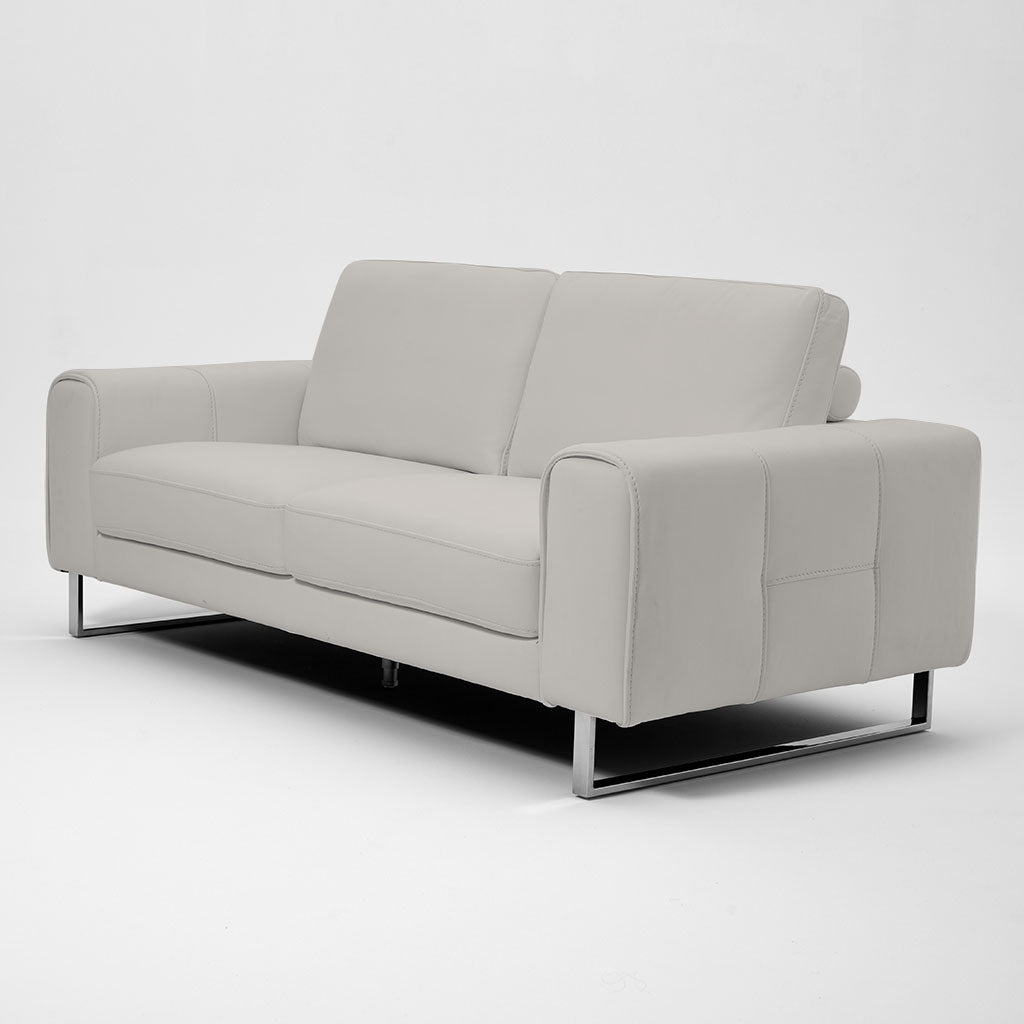 2-seat leather loveseat