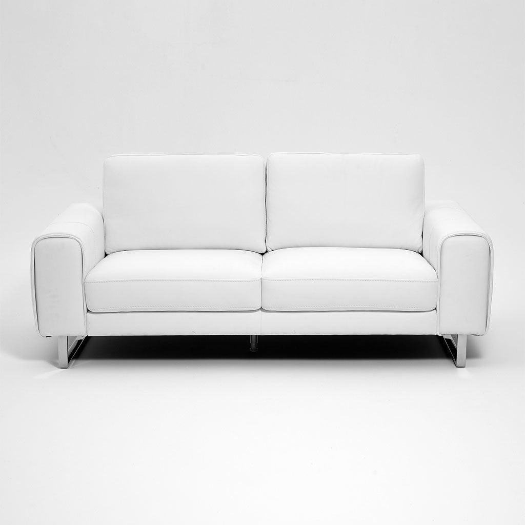 2-seat leather loveseat