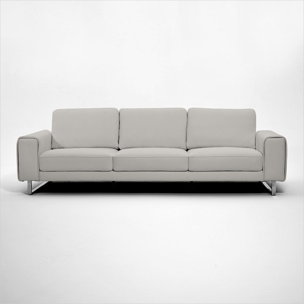 3-seat leather sofa