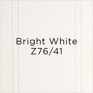 bright white leather swatch