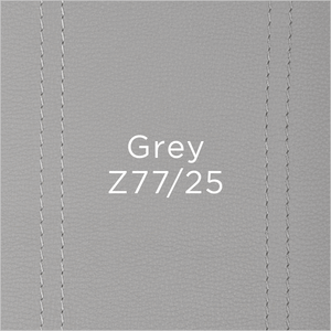 grey leather swatch