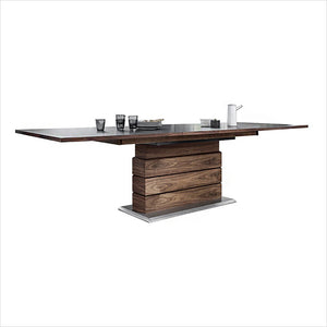 dining table with adjustable height