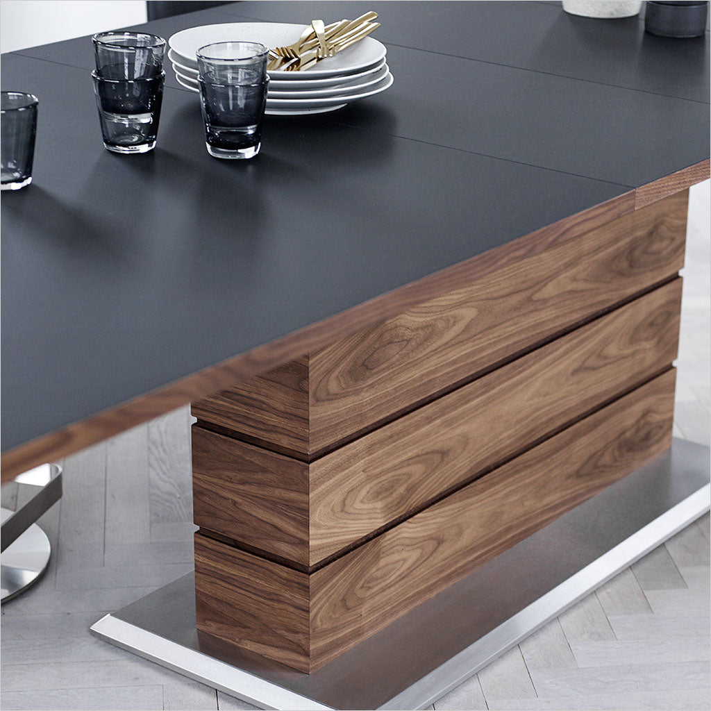 dining table with adjustable height