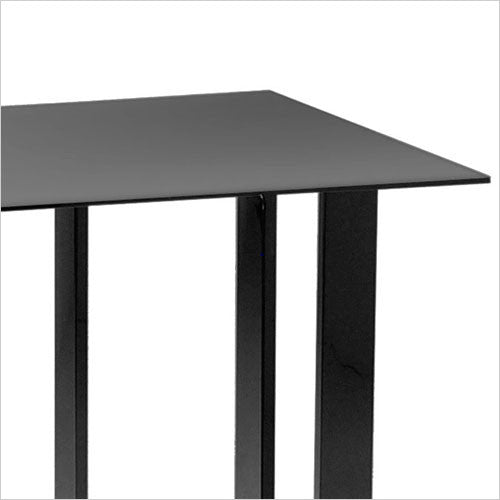 stainless steel accent table