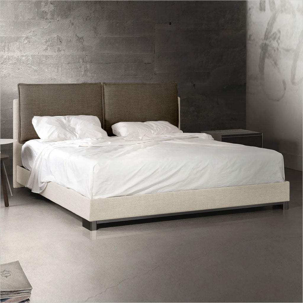 king bed with adjustable headrests