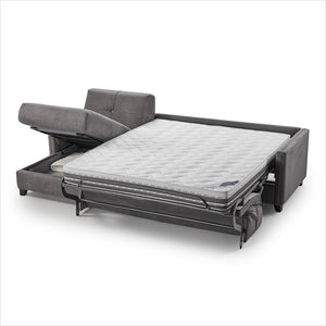 sectional with bed
