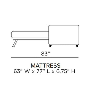 schematic of sleeper sofa