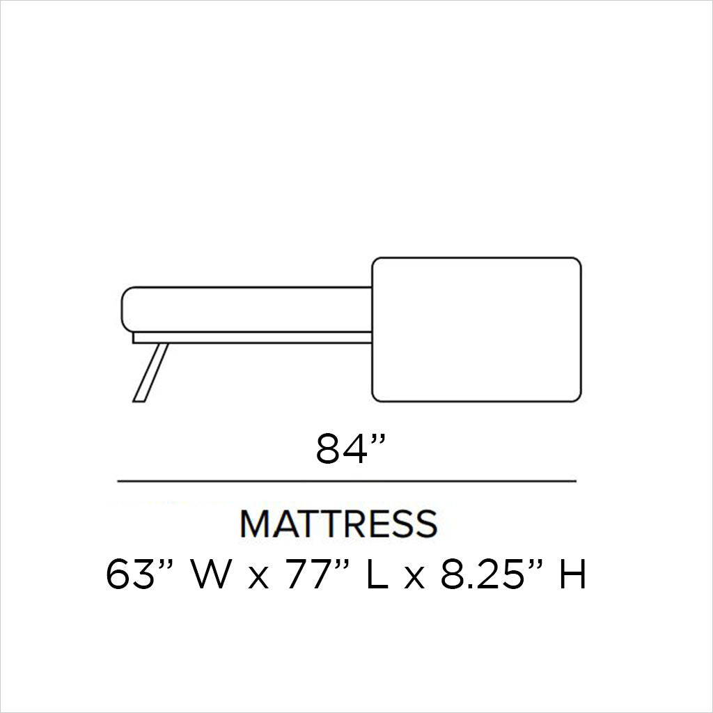 schematic of sleeper sofa