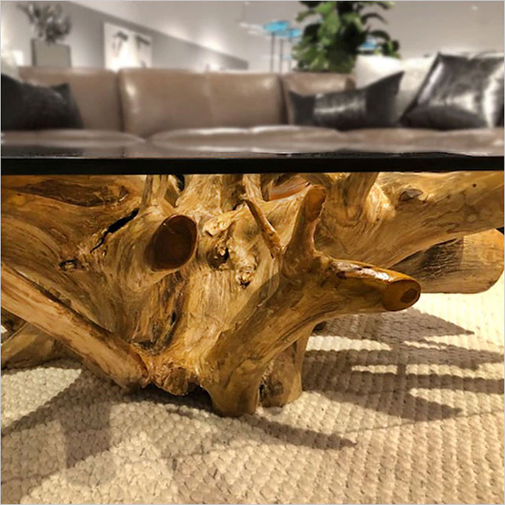 Montana Coffee Table Base Teak Scan Design Modern and