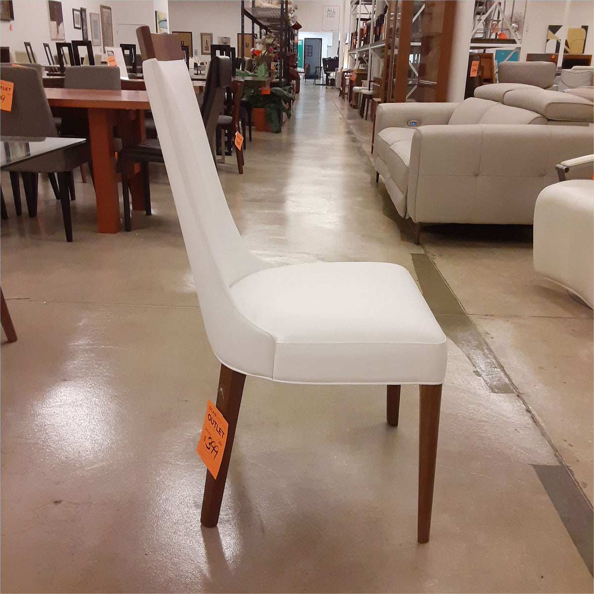 leather dining chair