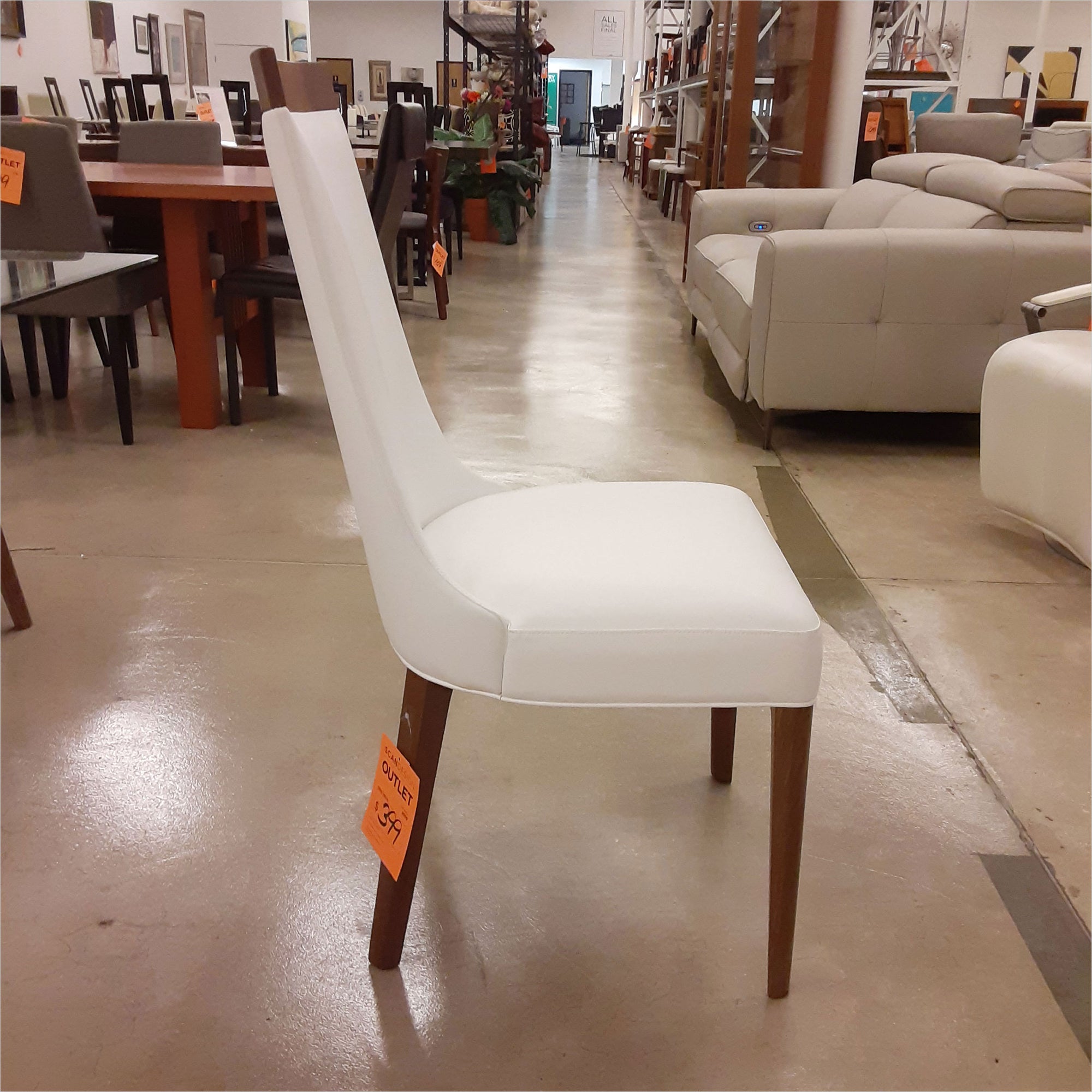 leather dining chair