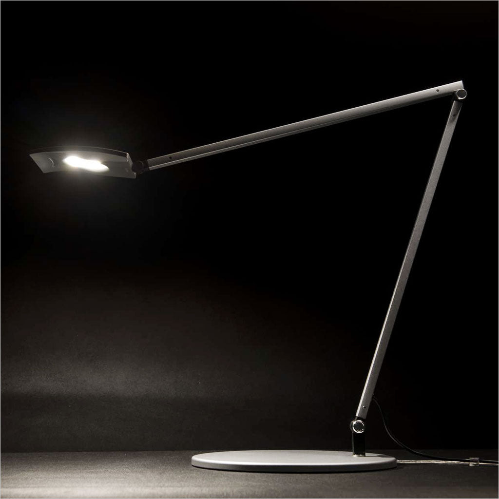silver desk lamp