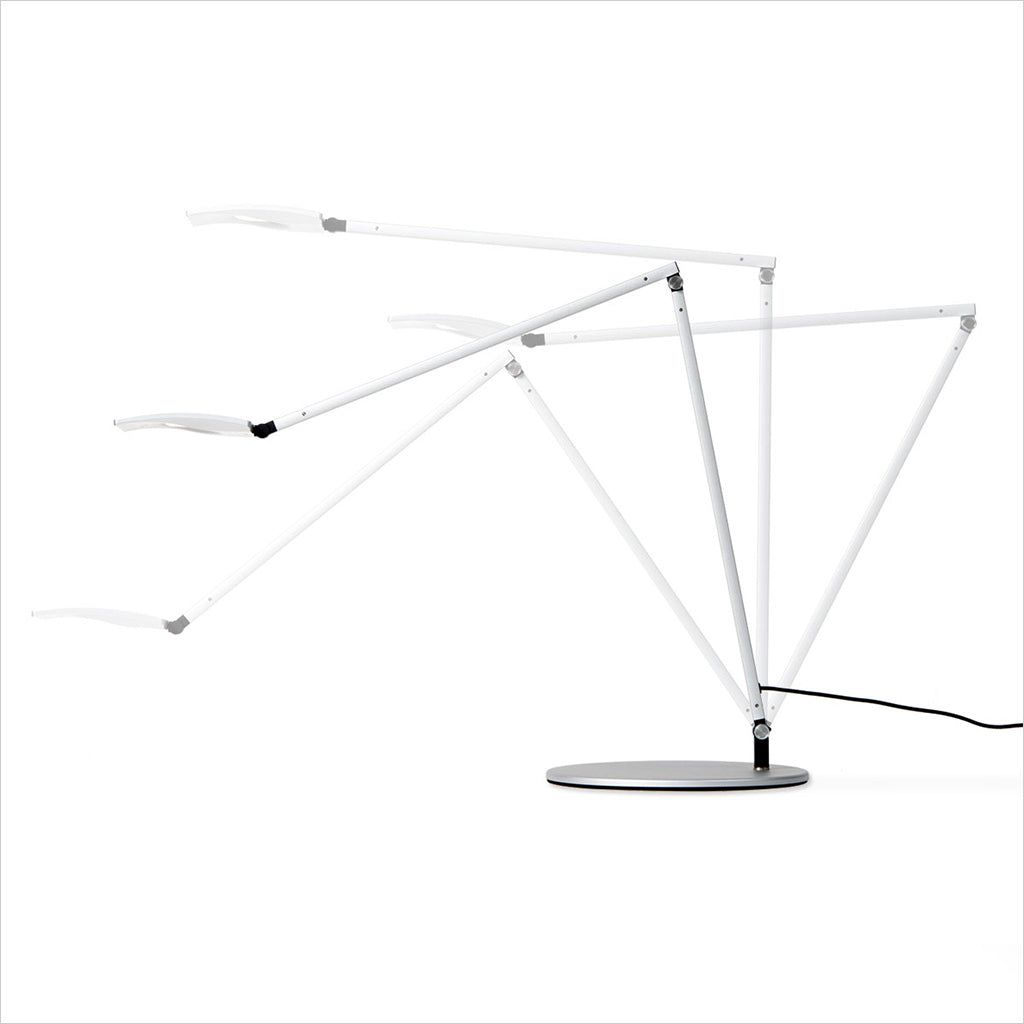 white desk lamp