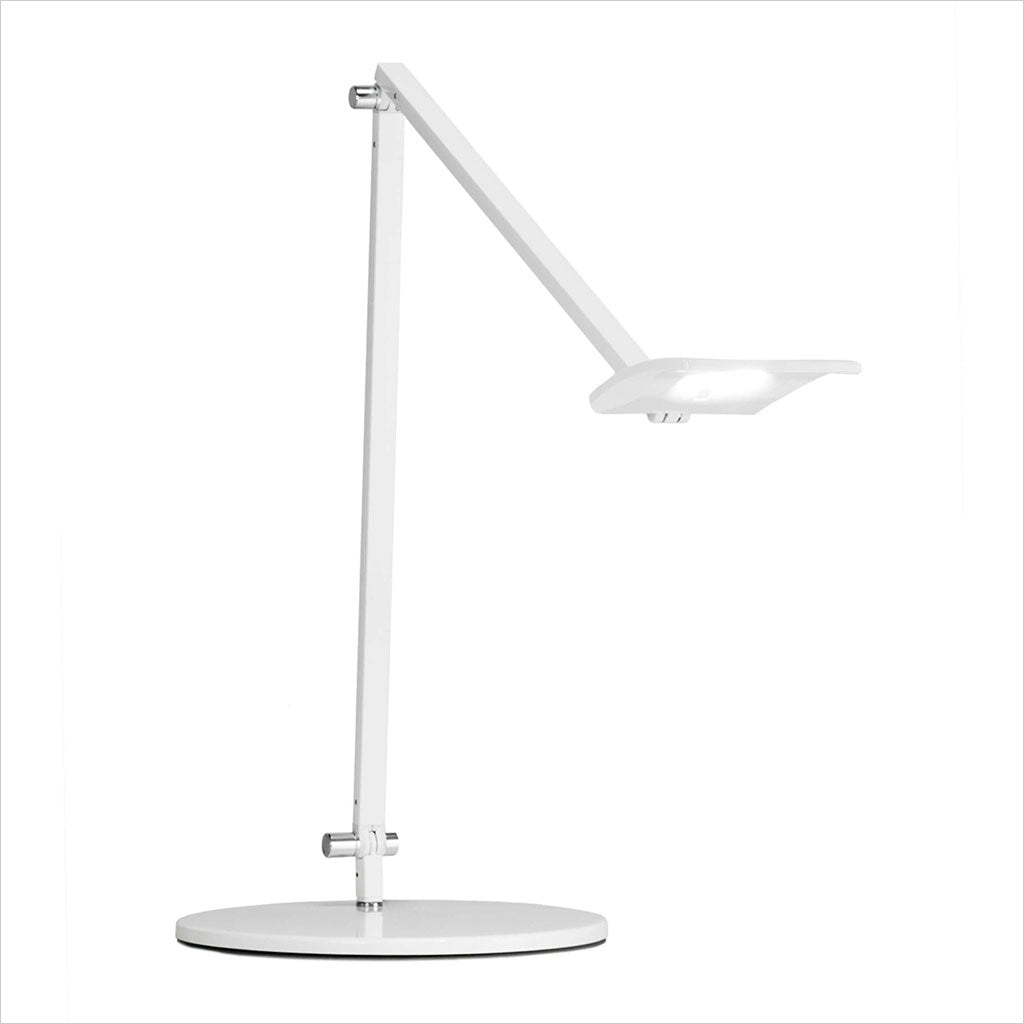 white desk lamp