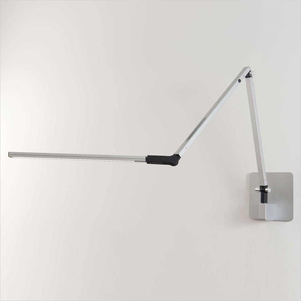 z-bar lamp mounted on wall