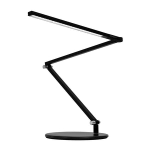 black desk lamp
