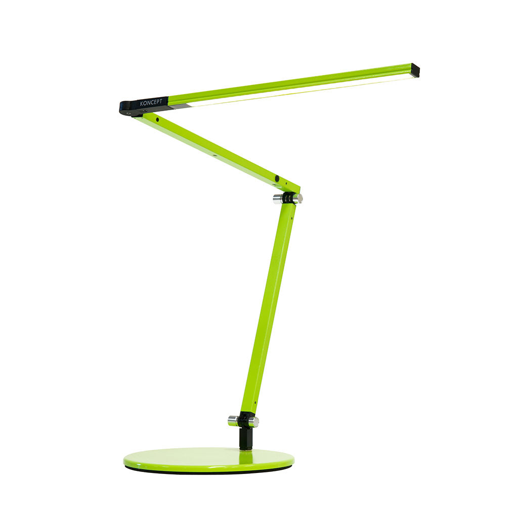 green table lamp