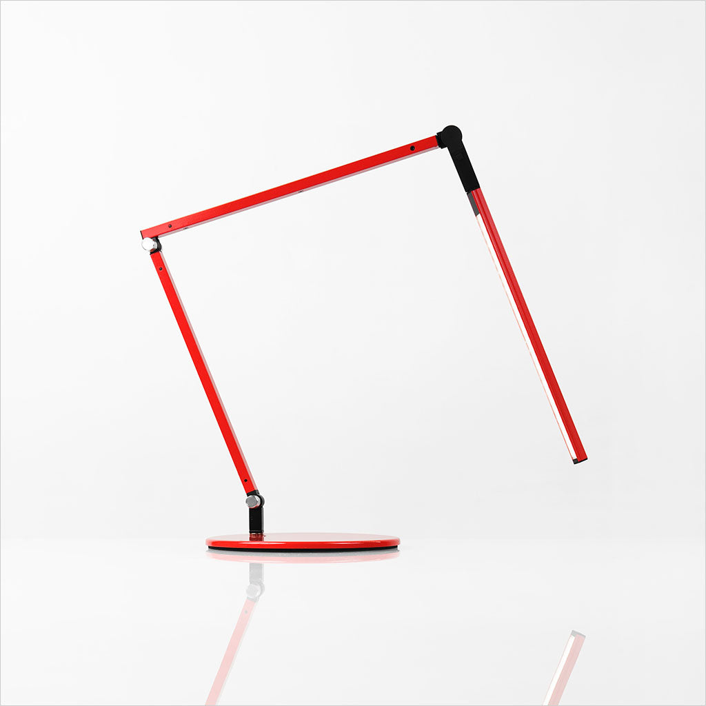 red task lamp