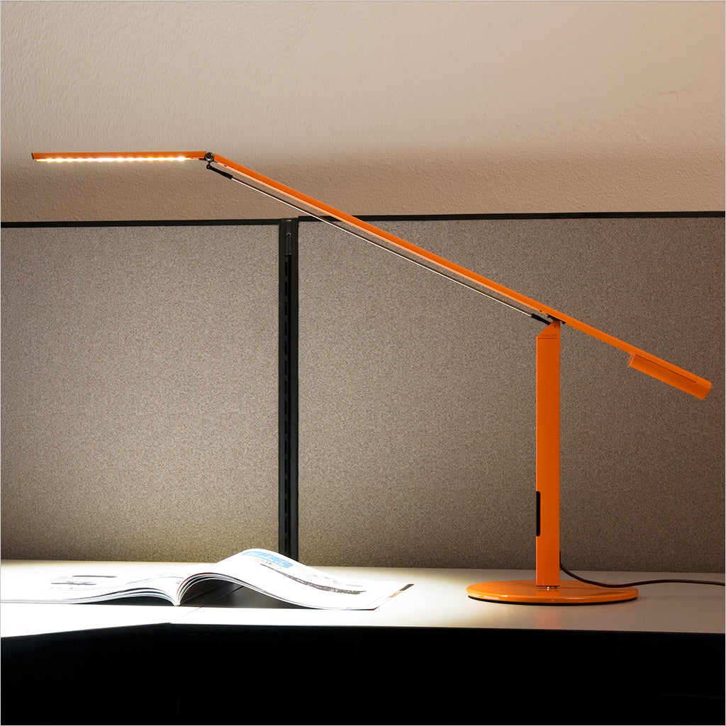orange task lamp