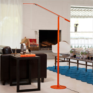 orange floor lamp