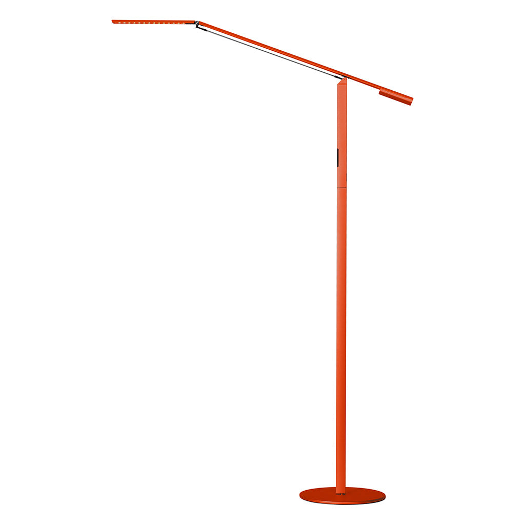 orange floor lamp