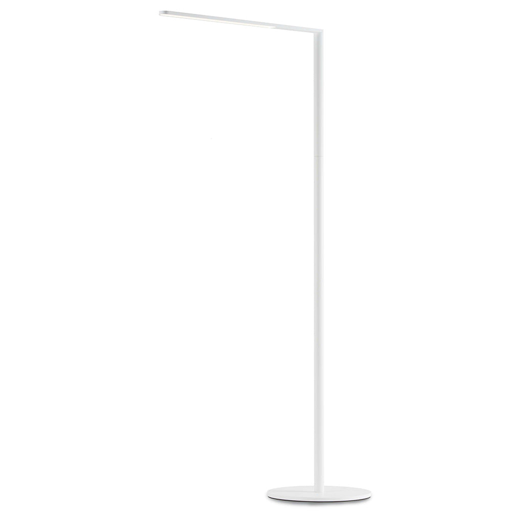 white floor lamp