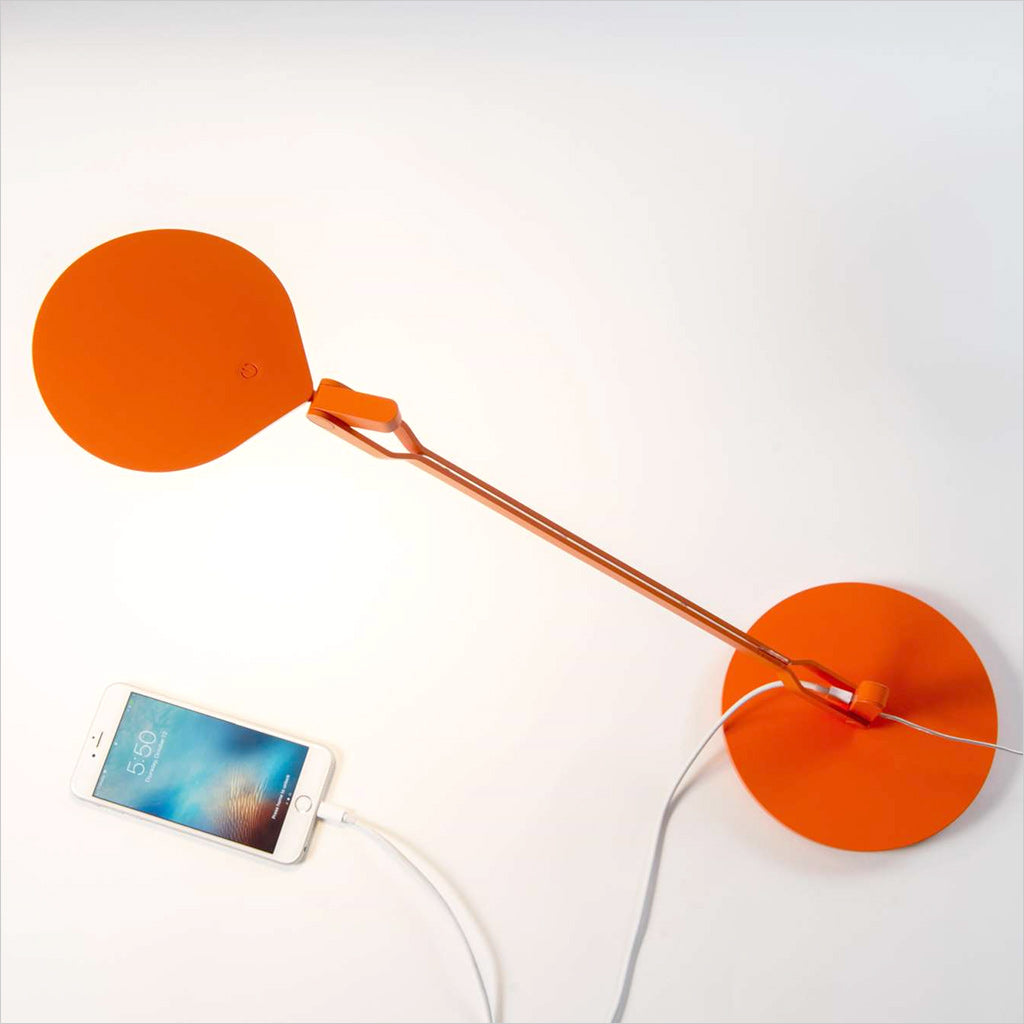 orange task lamp