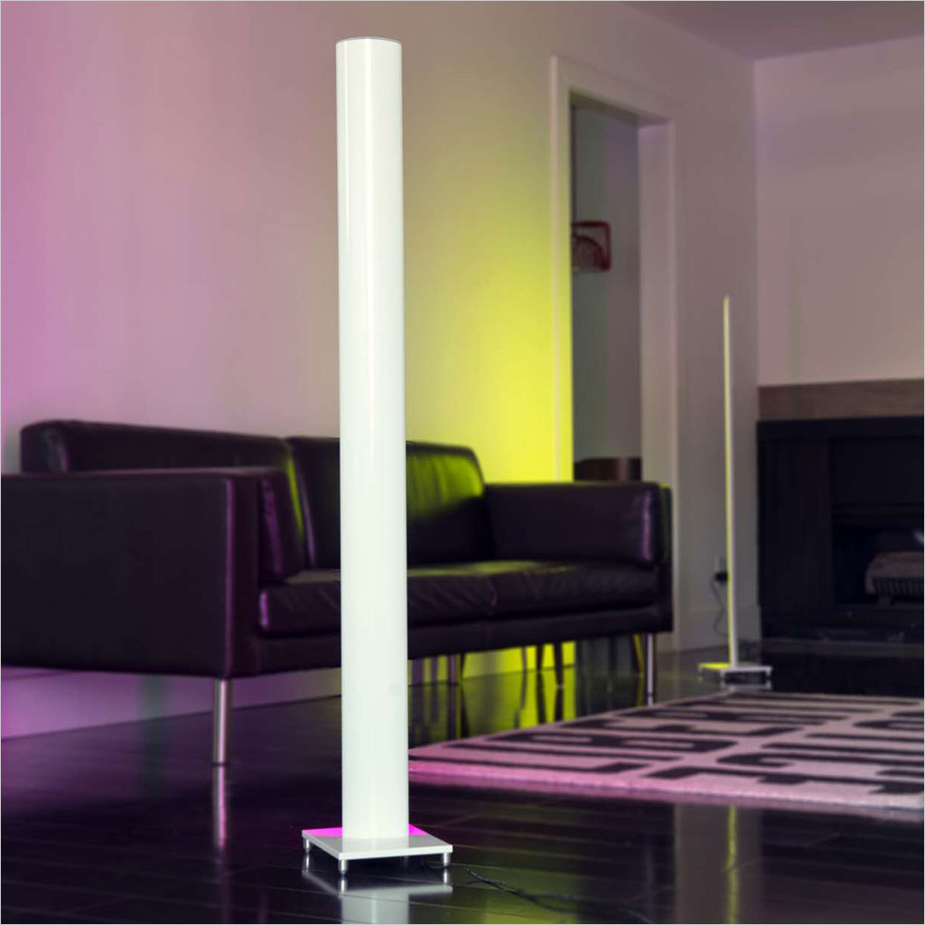 multi-color led floor lamp