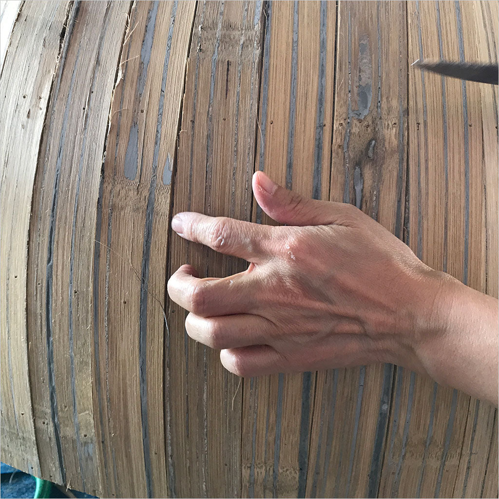 bamboo furniture in production