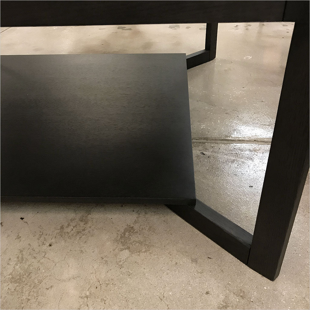 coffee table with white marble top