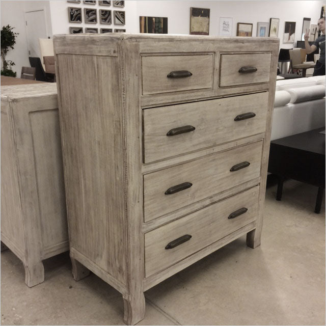 5-drawer high chest