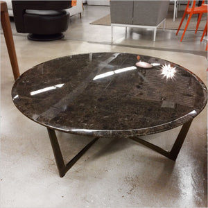 round marble top coffee table