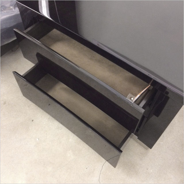 high-gloss nightstand